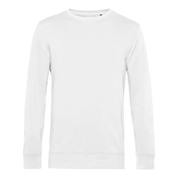 B & C Collection B and C Organic Men Crew Neck - White