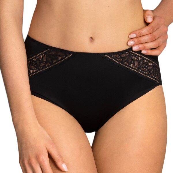 Rosa Faia Selena High Waist Brief - Black