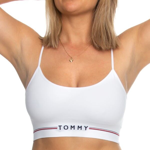 Tommy Hilfiger Seamless Curve Unlined Bralette - White