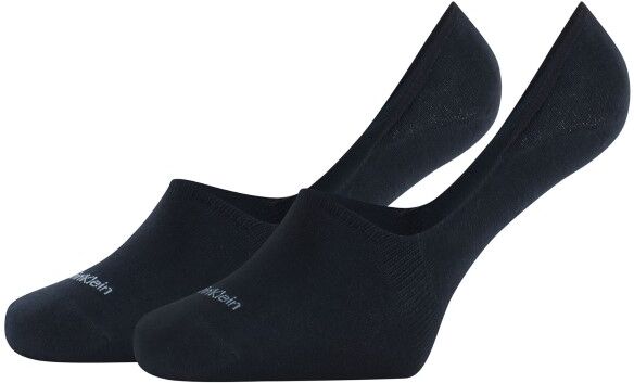 Calvin Klein 2-pakning Lucca No Show Sock - Navy-2