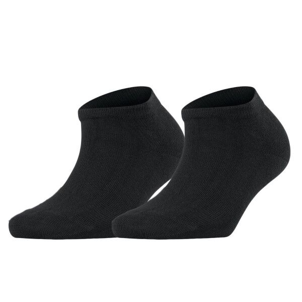 Falke 2-pakning Women Casual Happy Sneaker Sock - Black