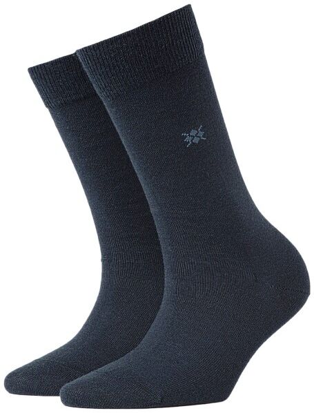 Burlington Bloomsbury Wool Sock - Navy-2