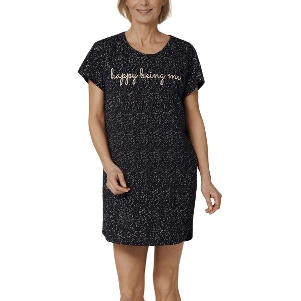 Triumph Lounge Me Cotton Nightdress 01 - Black * Kampanje *