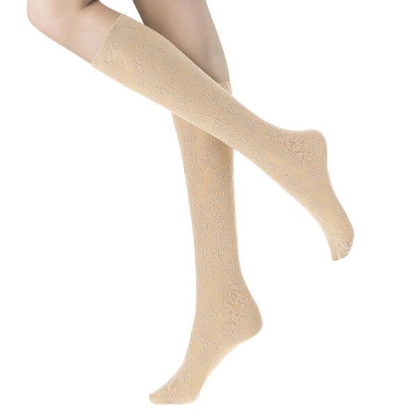 Oroblu Primrose Lace Knee-High - Beige * Kampanje *