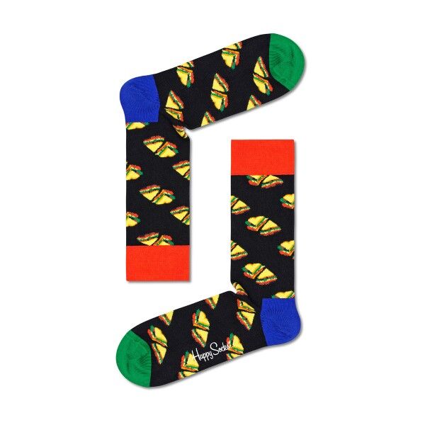 Happy Socks Love Sandwich Sock - Blue Pattern