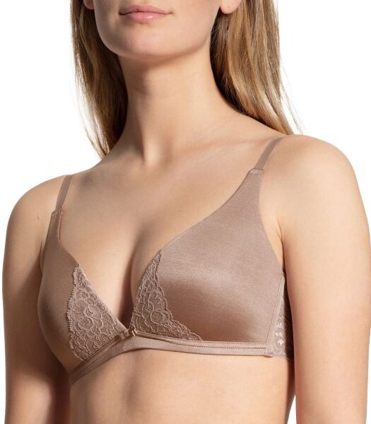 Calida Sensual Secrets Soft Triangle Bra - Light brown