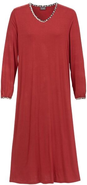 Trofé Trofe Bamboo Solids Longsleeve Nightdress - Burnt orange