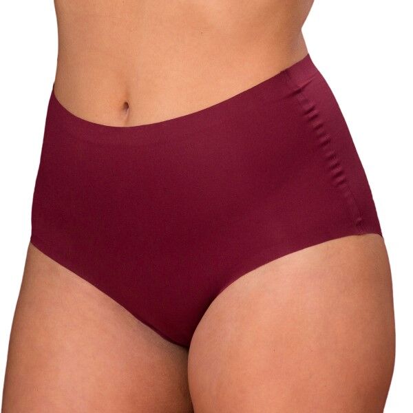 Trofé Trofe Core Solids Seamless Maxi Brief - Wine red