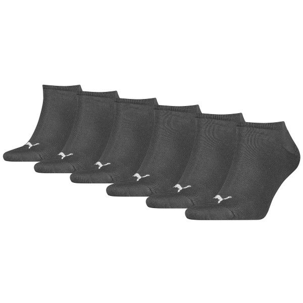 Puma 6-pakning Basic Sneaker Socks - Black