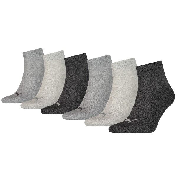 Puma 6-pakning Everyday Ankle Sock - Grey