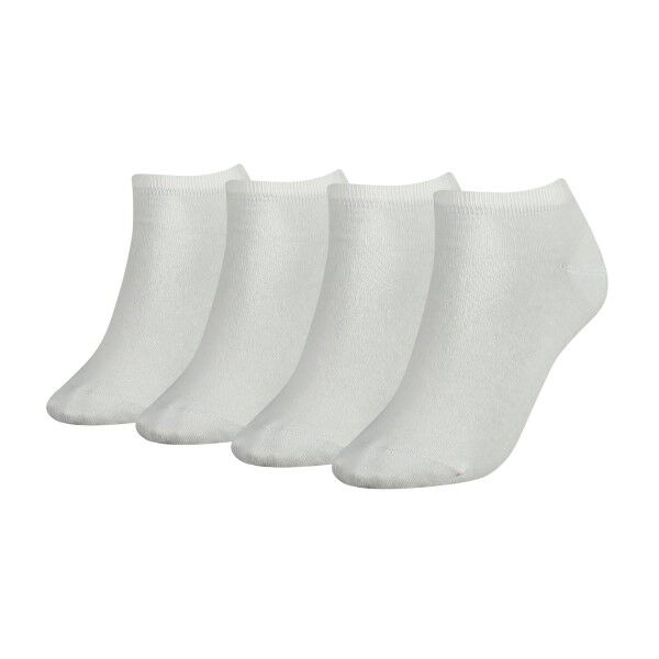 Tommy Hilfiger 4-pakning Women Basic Sneaker Sock - White