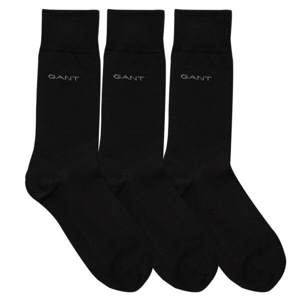 Gant 3-pakning Wool Socks - Black