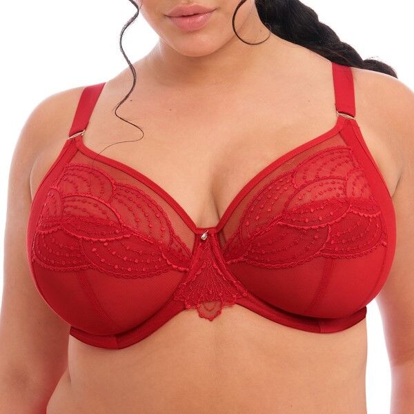 Elomi Priya Plunge Bra - Red