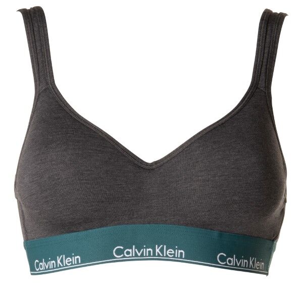 Calvin Klein Modern Cotton Core Bralette - Grey
