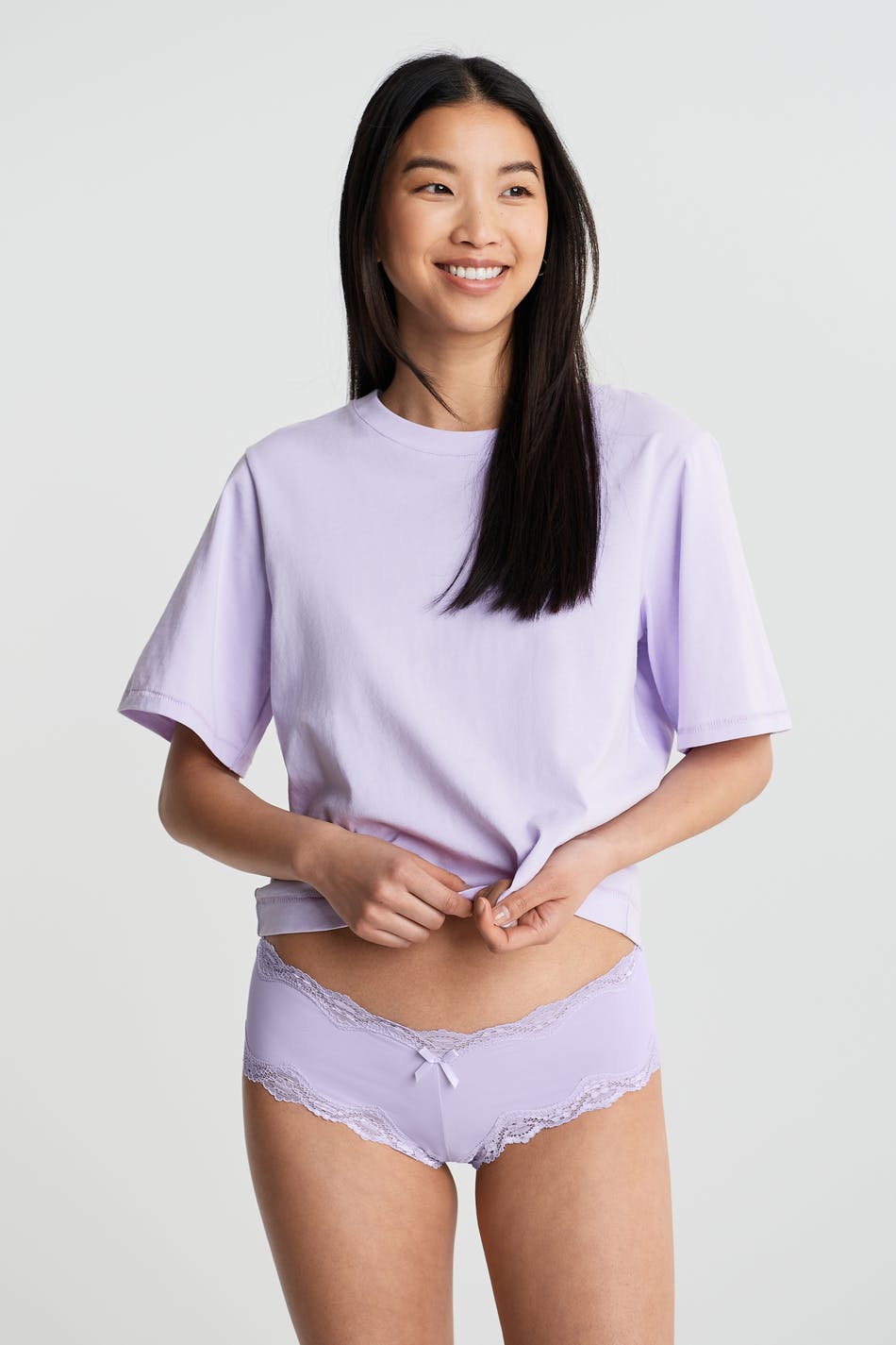 Gina Tricot Day brazilian L  Pastel lilac (4370)