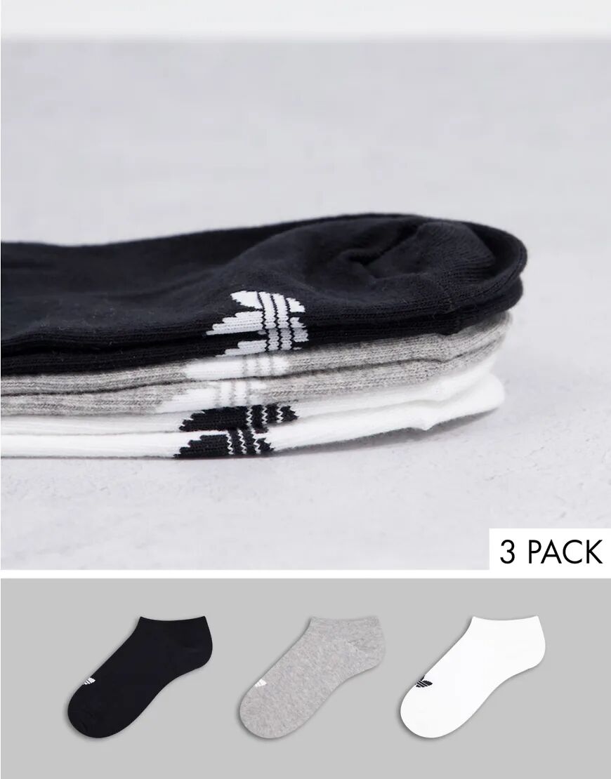 adidas Originals 3 pack trainer socks in multi  Multi