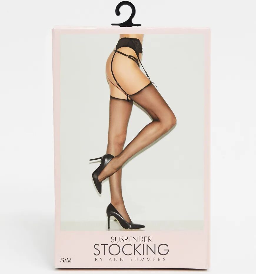 Ann Summers Suspender Stocking in black  Black