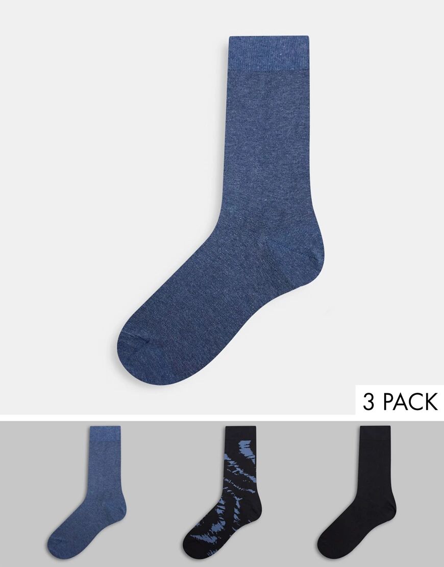 Bolongaro Trevor Sport Bolongaro Trevor tie dye socks in 3 pack-Multi  Multi
