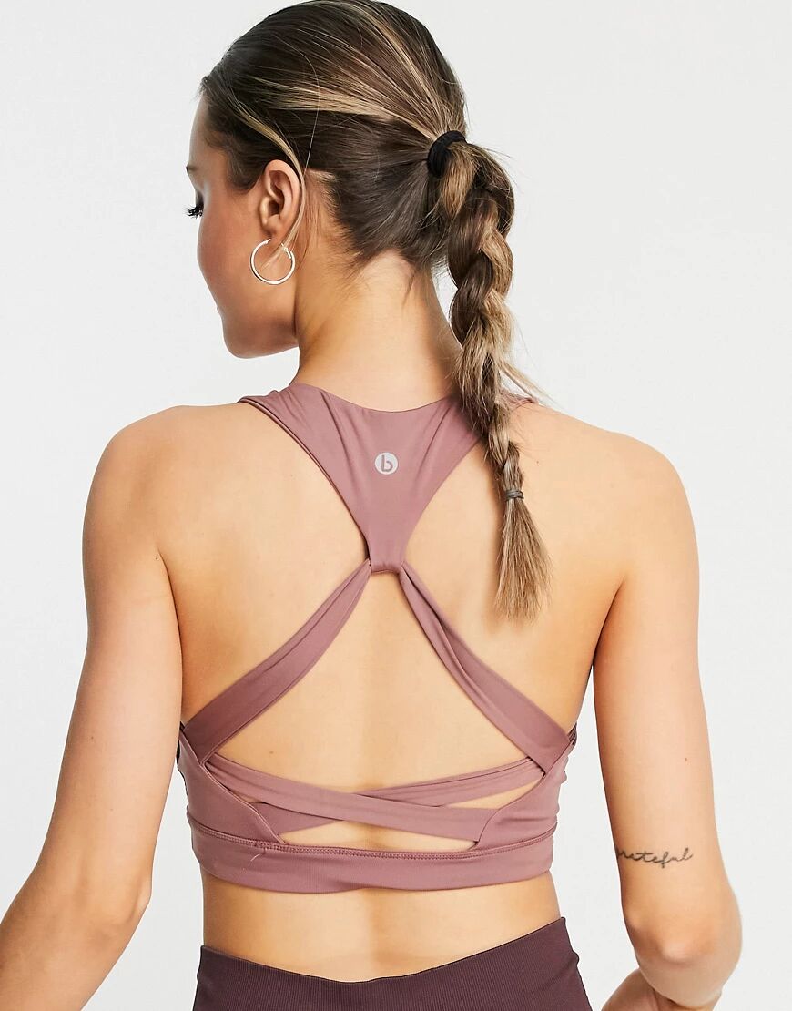 Cotton:On cross back sports bra in pink  Pink