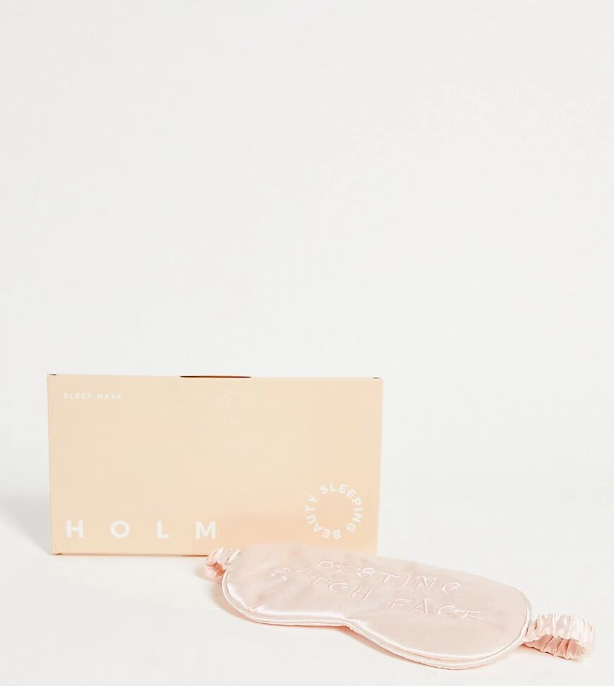 House of Lady Muck HOLM Exclusive 'Resting Bitch Face' Sleep Mask-No colour  No colour