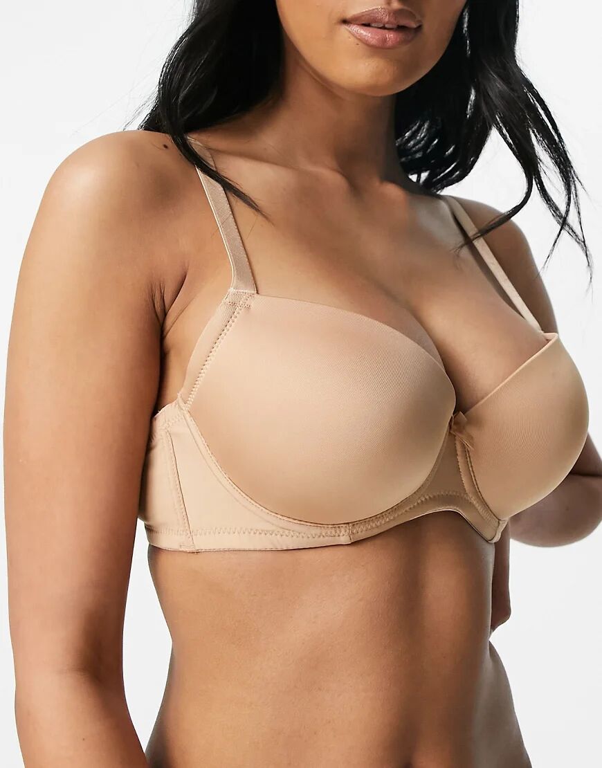 Ivory Rose Lingerie Ivory Rose Fuller Bust plain t-shirt bra in beige-Neutral  Neutral