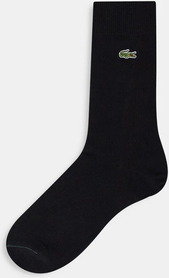 Lacoste logo socks-Black  Black