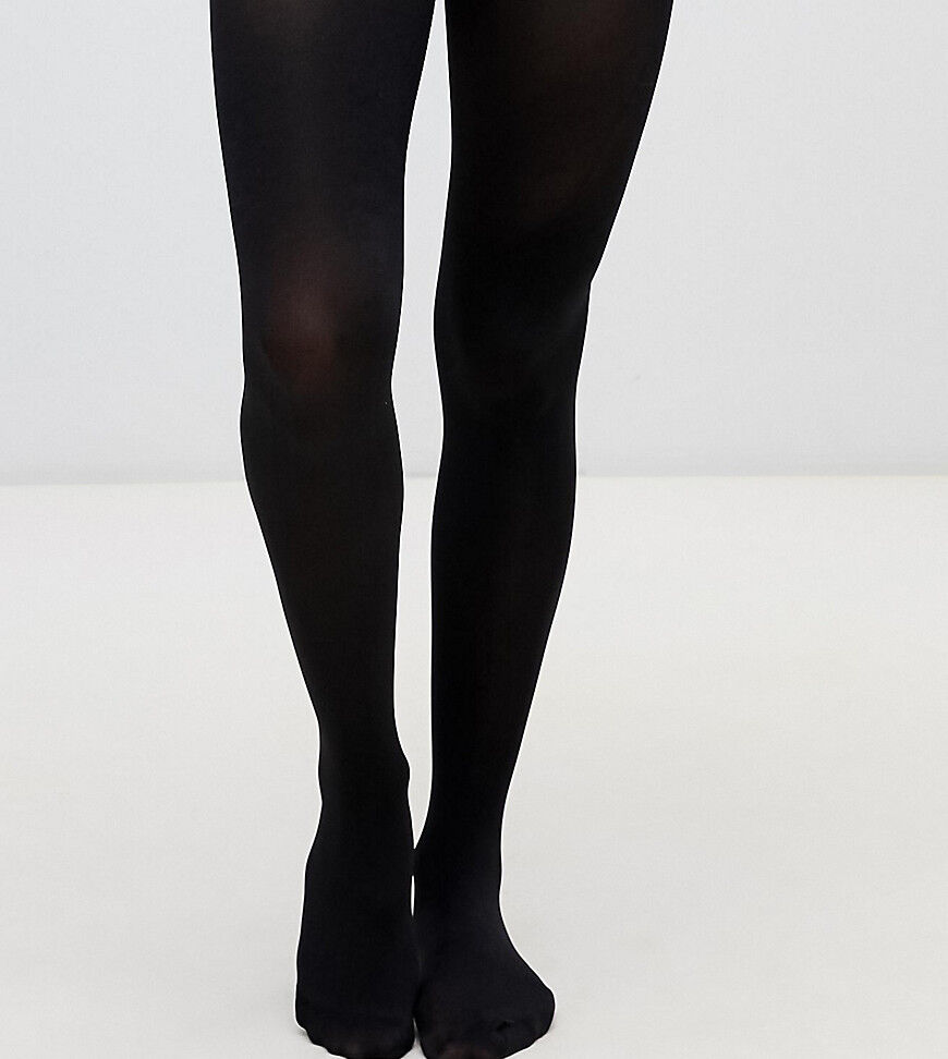 Monki 100 denier tights in black  Black