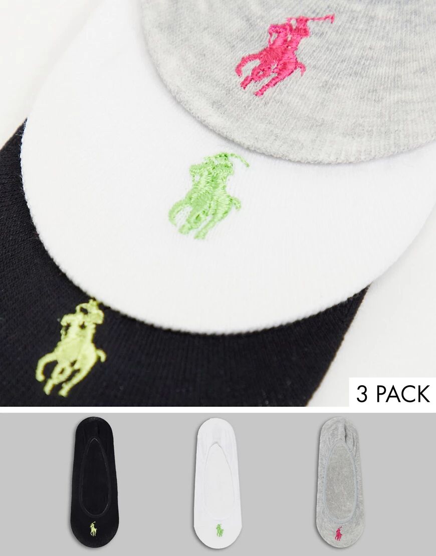 Polo Ralph Lauren 3pk sport socks in multi  Multi