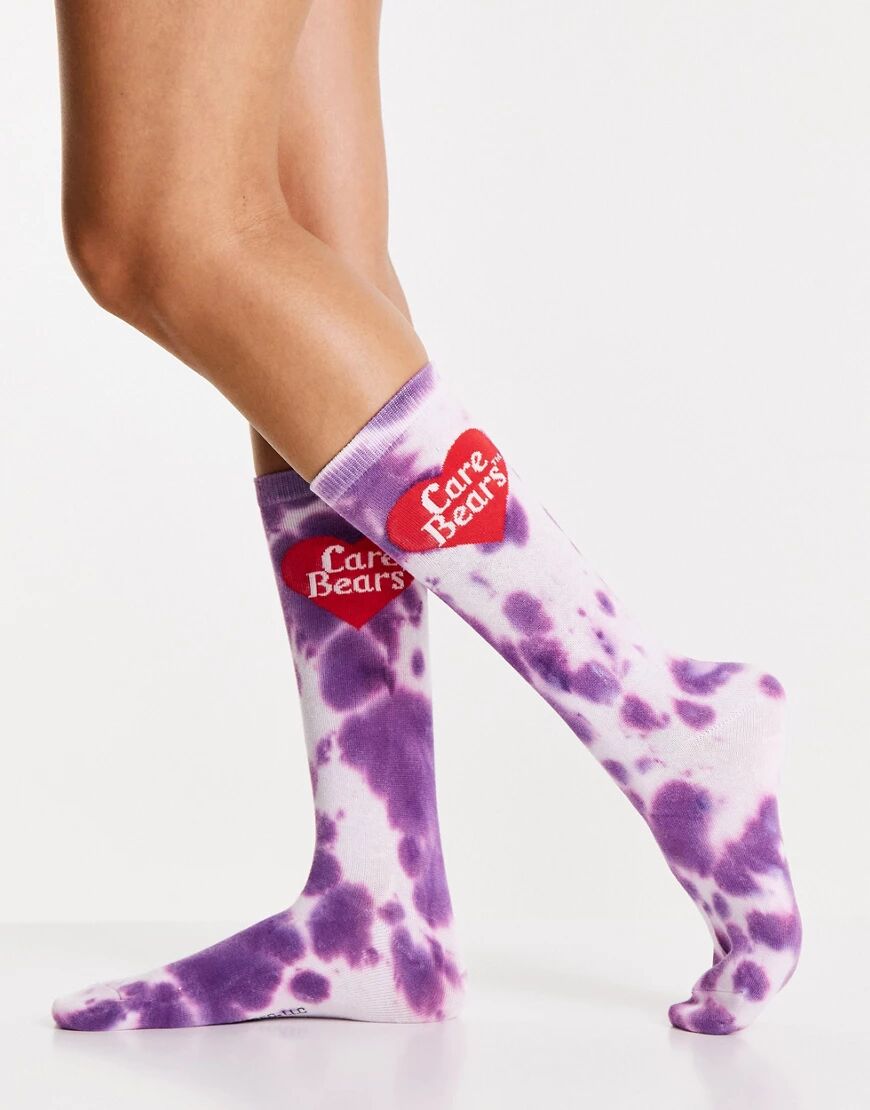 Typo x Care Bears heart print socks-Pink  Pink