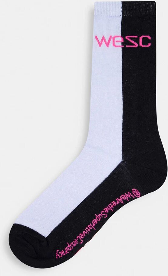 WESC kennedy colourblock socks-Grey  Grey