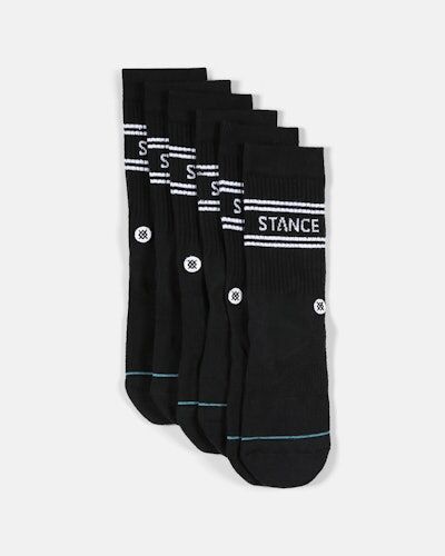 Stance Socks - 3-Pack Basic Crew Grå Male M