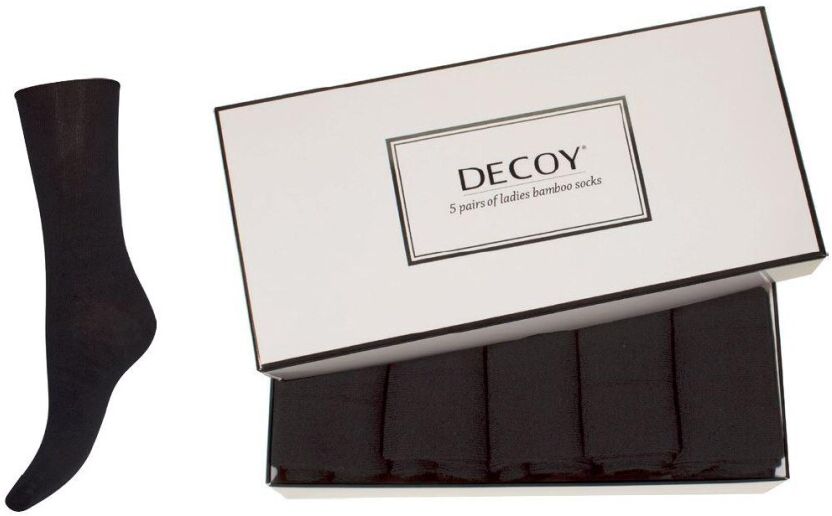 Decoy 5-pack ankle sock bamboo Sort Female