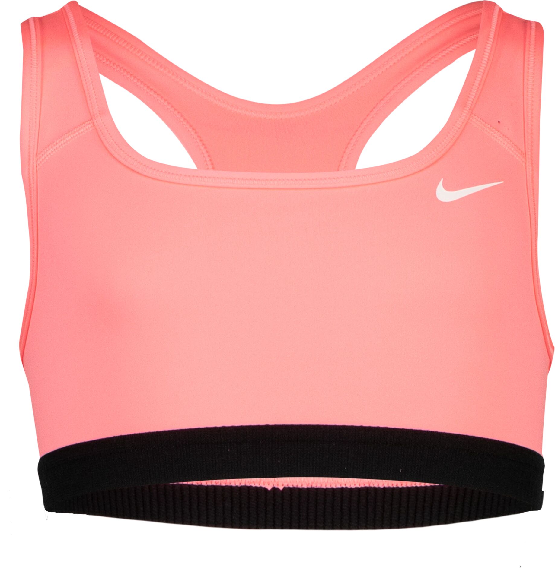 Nike Swoosh Bra, sports-bh junior M Sunset Pulse/white