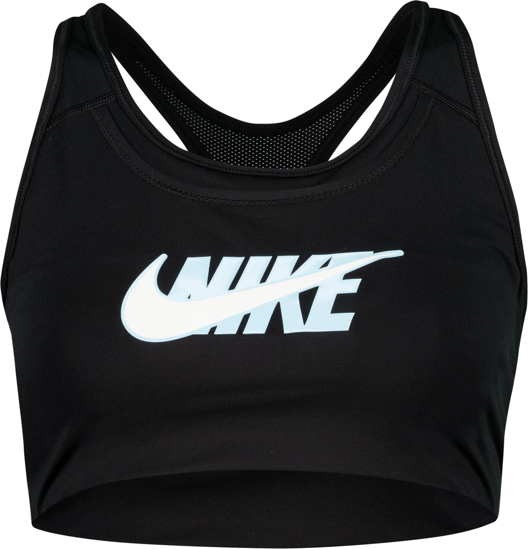 Nike W NK DF SWSH ICNCLSH GX BRA, sports-bh dame XS Black/dk Smoke Grey