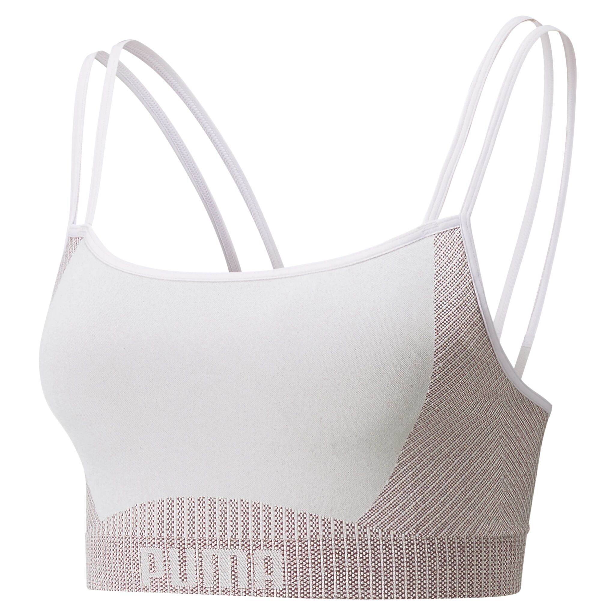 Puma Low Impact FormKnit Seamless Bra, sports-BH dame L Lavender Fog-grape W