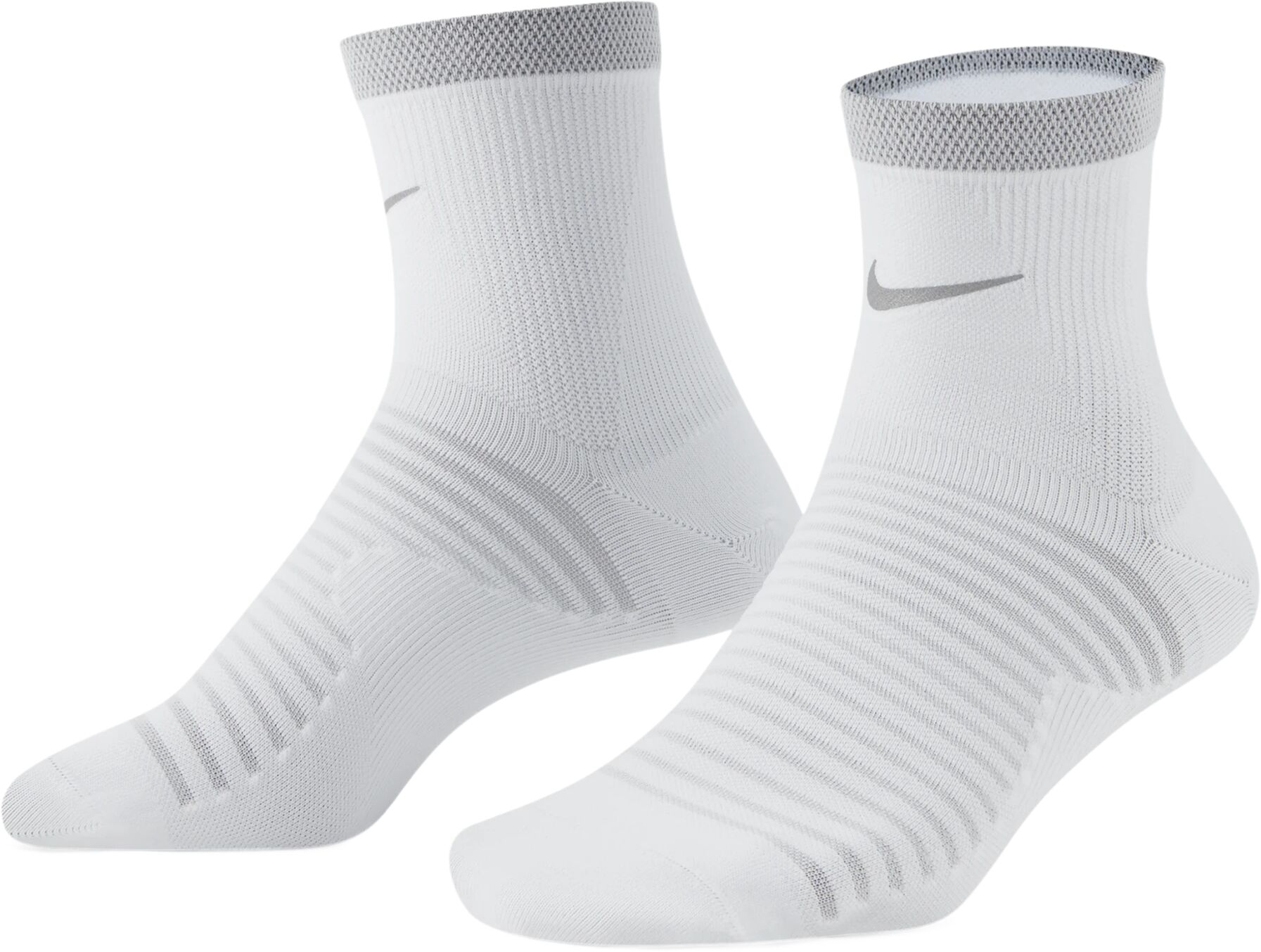 Nike U NK SPARK LTWT ANKLE, sokker unisex S WHITE/REFLECTIVE SIL