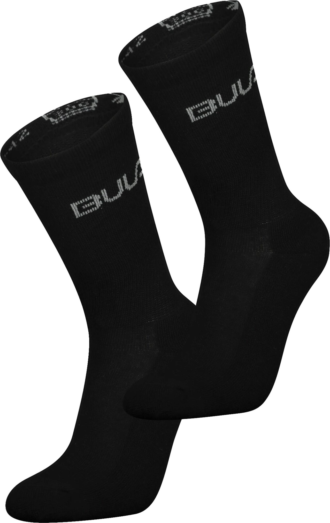 Bula 2 Pack Wool Sock, ullsokker unisex L BLACK