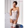 Bielizna-MARCELLE CORSET white S/M - Casmir   100% ORYGINAŁ  DYSKRETNA PRZESYŁKA