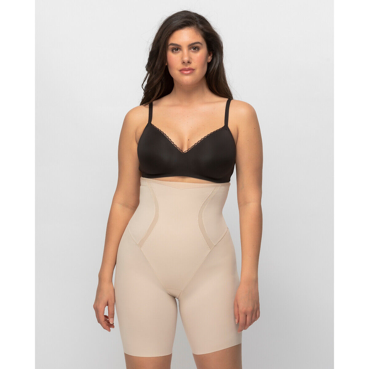 Maidenform Cinta com perneira, cintura subida   Nude