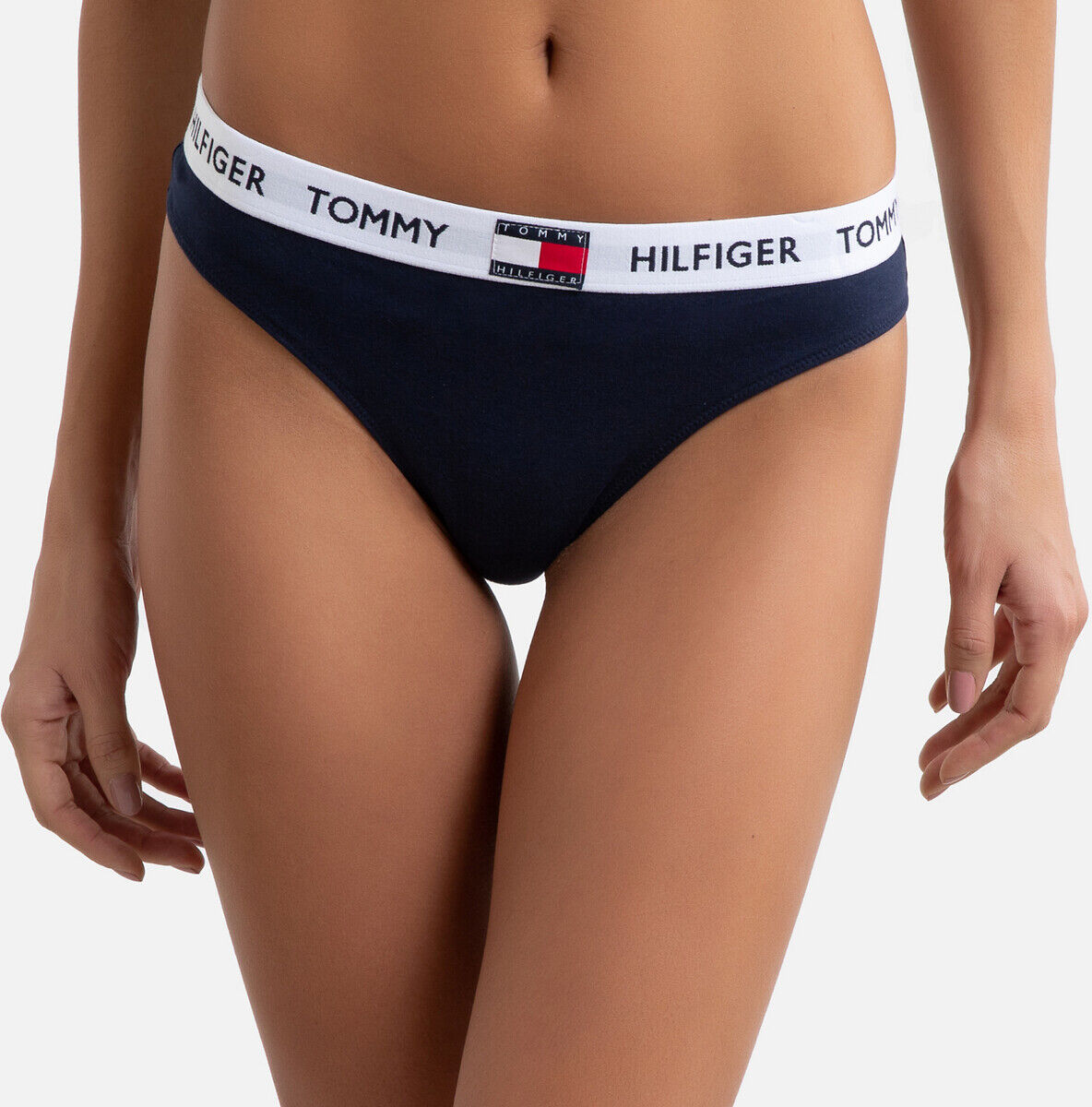 Tommy Hilfiger Cuecas cavadas com marca   Marinho