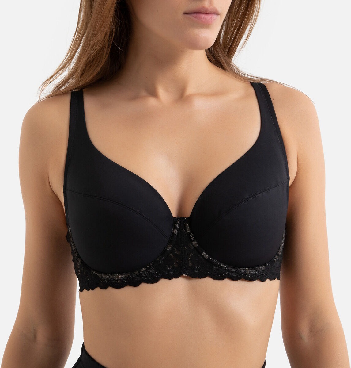 La Redoute Collections Soutien esculpidor, minimizador, em microfibra   Preto