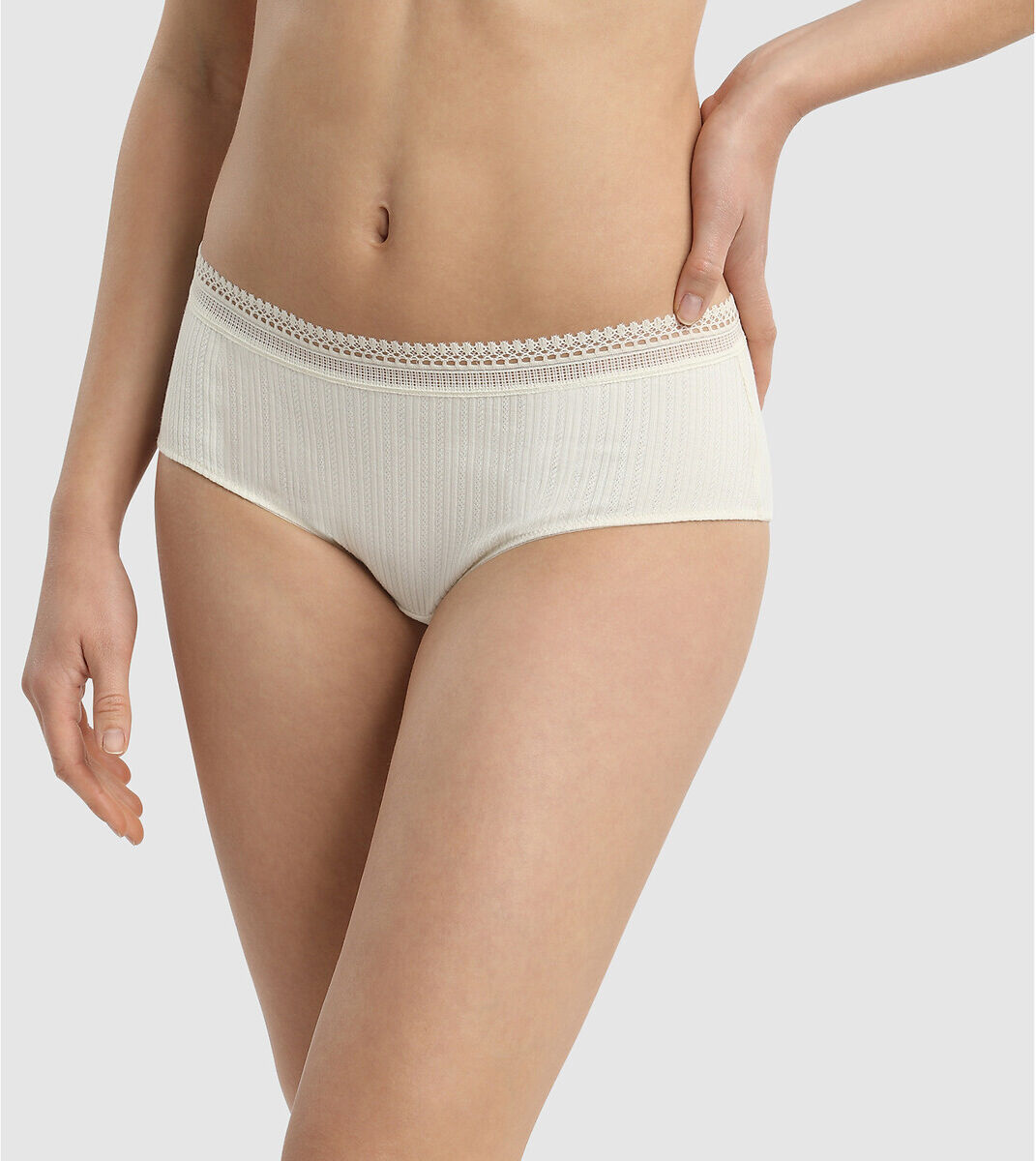 Dim Shorties Coton Lace   madrepérola