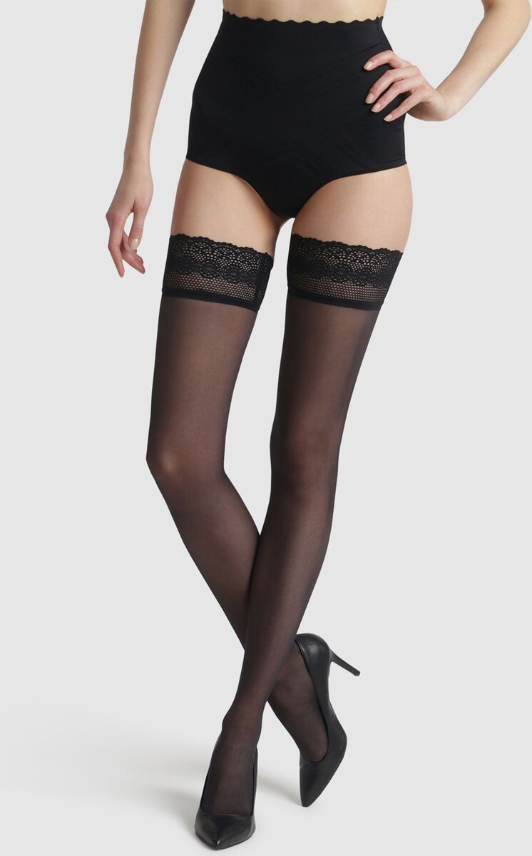 Dim Collants Nude Sensation Semiopacos   Preto