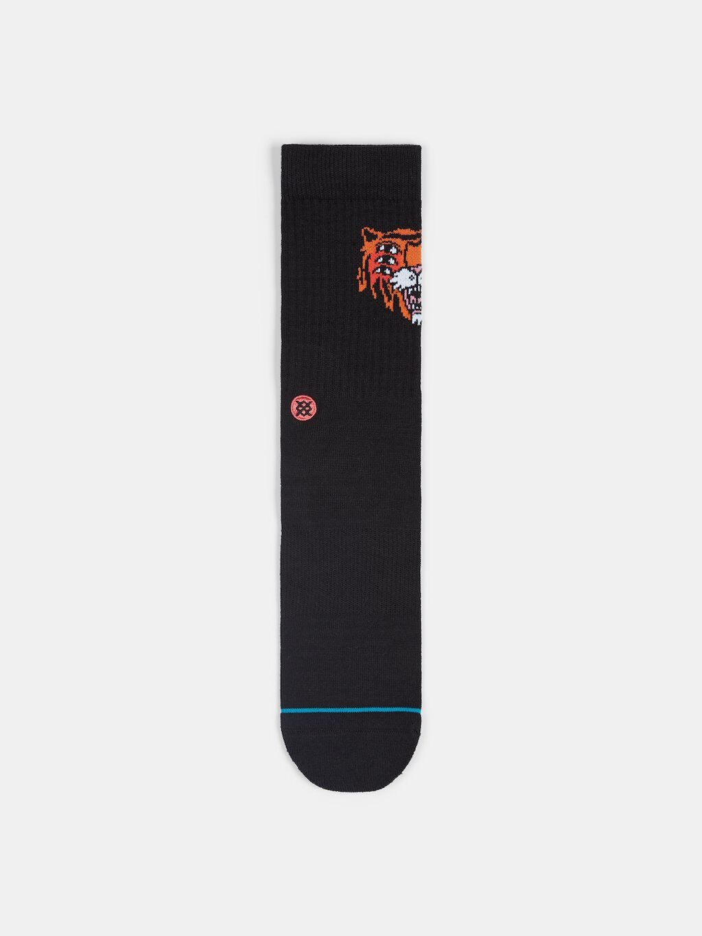 Stance Meias Stance Cavolo Tiger Crew - Preto/Laranja - Mulher