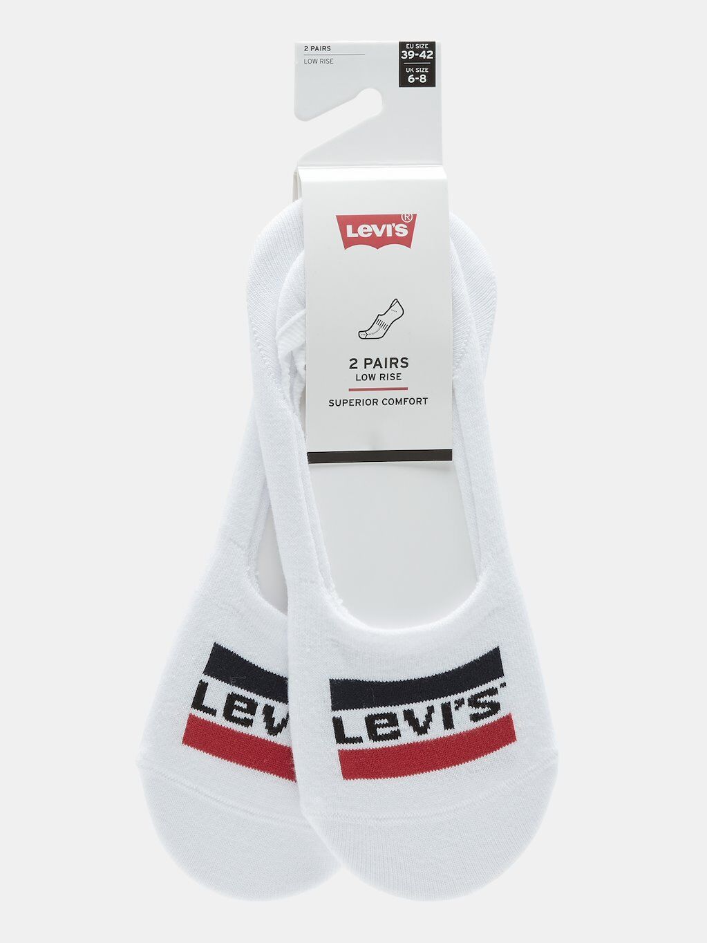 Levi's Meias Levi's Low Rise - Branco - Mulher