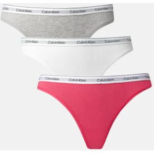 Calvin 3-pack stringtrosor Female M Multi