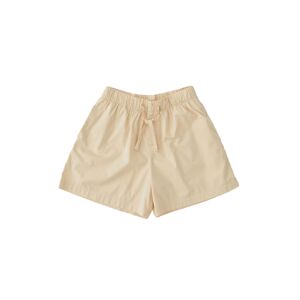 Tekla - Poplin - Pyjamas Shorts - Khaki Large - Khaki - Grön - Pyjamasar