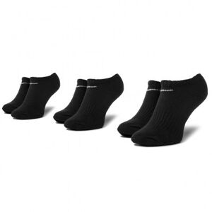 NIKE Every day No-Show 3-pack Black (38-42)