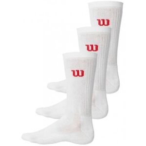 WILSON Crew 3-pack Socks White