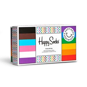 Happy Socks 3-Pack Pride Socks Gift Set, Beige, 41-46